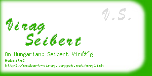 virag seibert business card